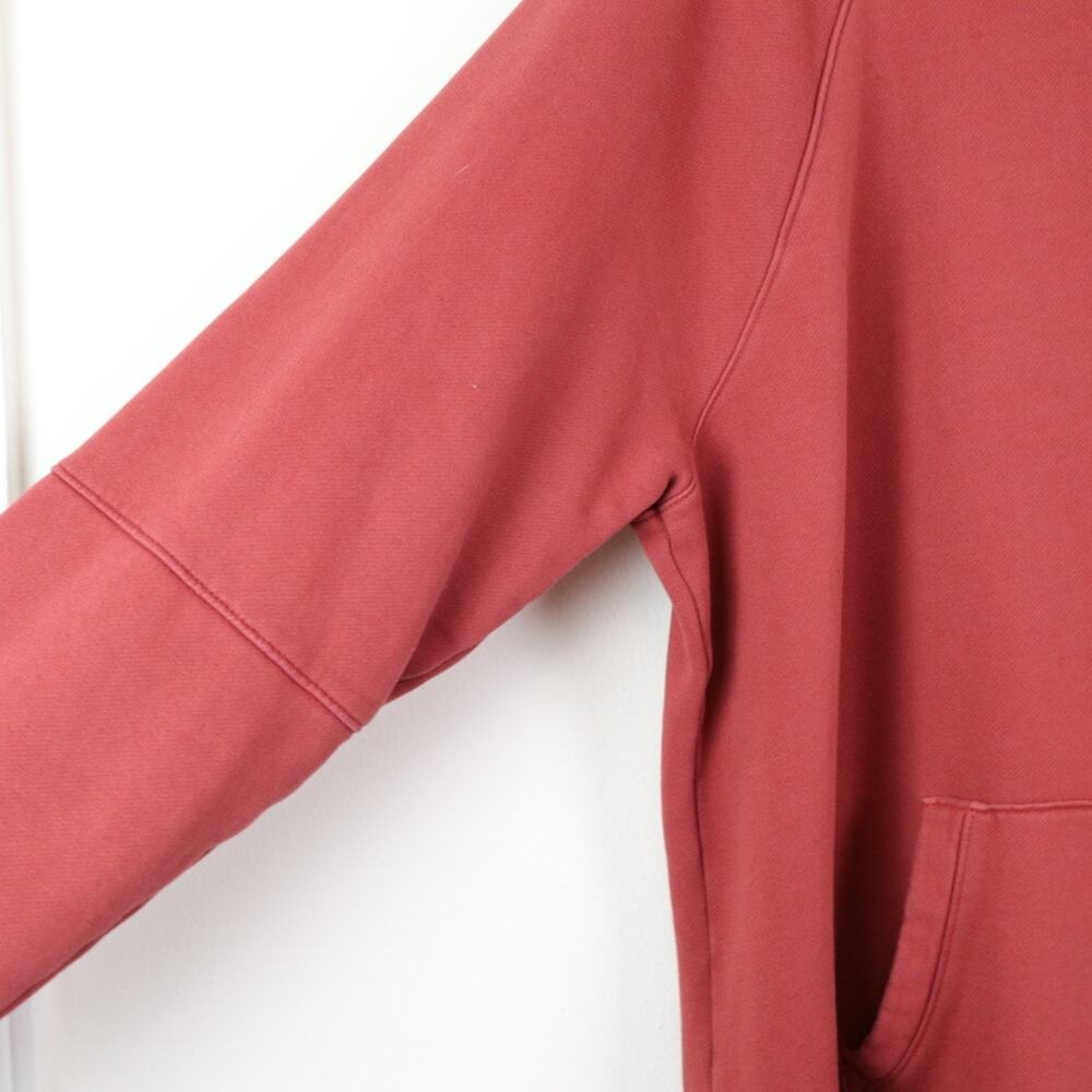 Goodthreads Men's XXL Pullover Fleece Hoodie Tunnel Pockets Red Orange - Picture 3 of 10